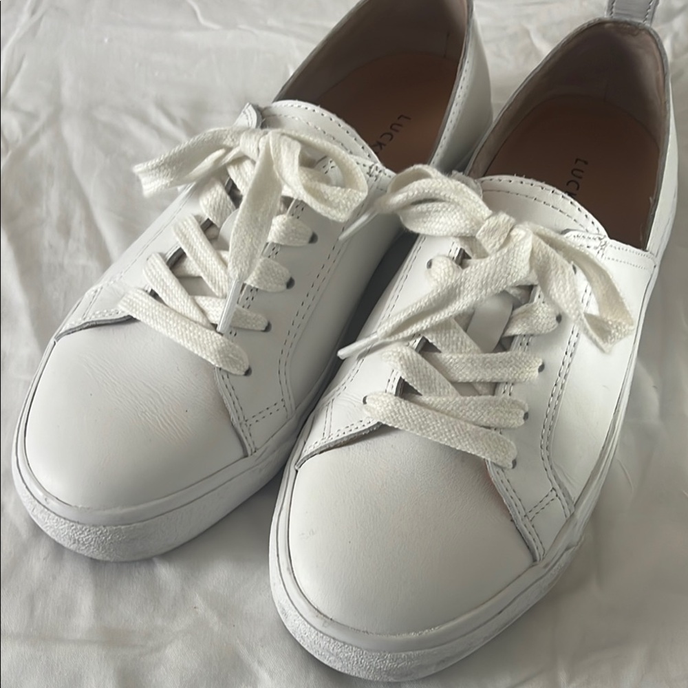 Lucky Brand White Sneakers Minimalist Design